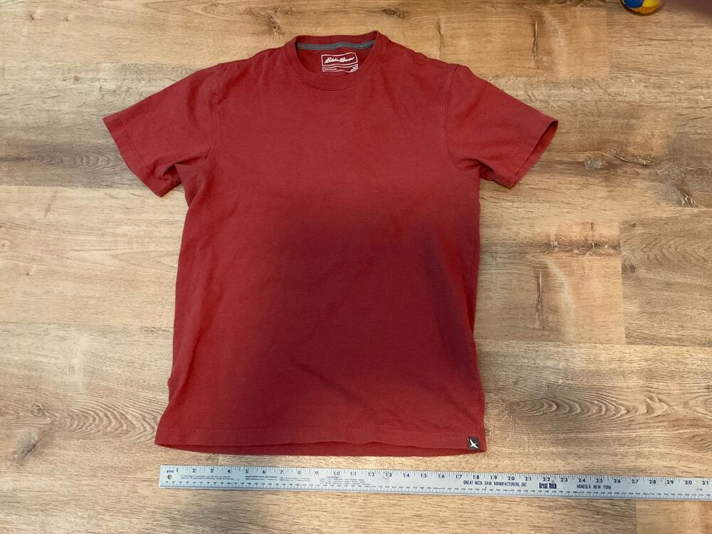 Eddie Bauer Mens Red Shirt Small